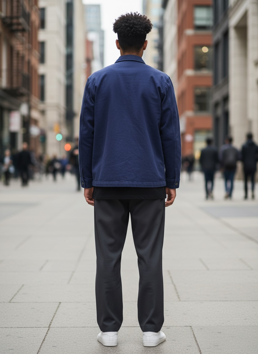 Navy Chore Jacket