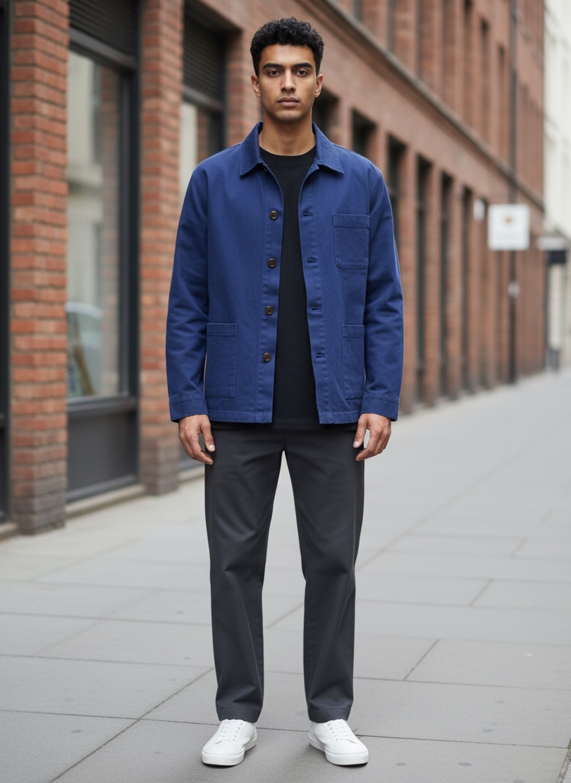 Navy Chore Jacket