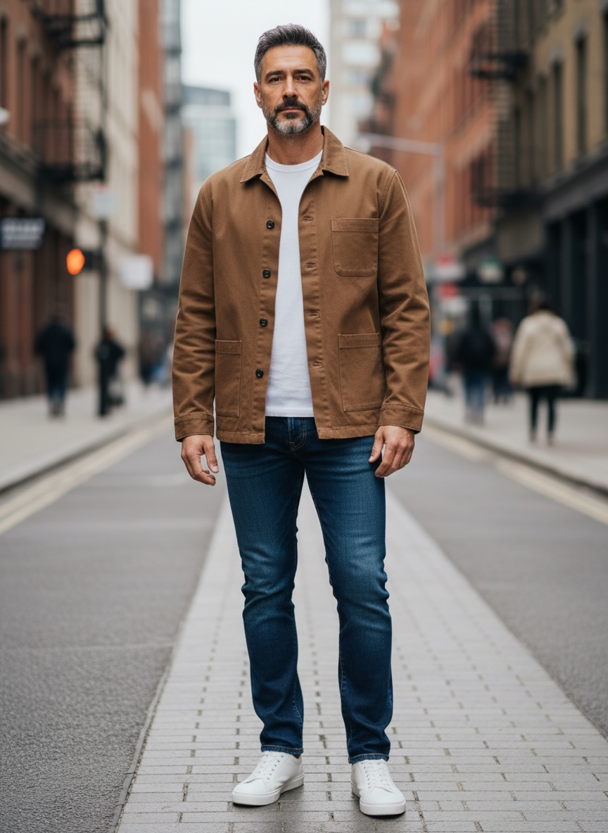 Brown Chore Jacket